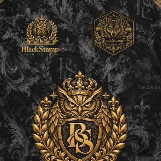 BlackStamp©™ Jersey 19 — artwork detail cropped from the original product photograph.