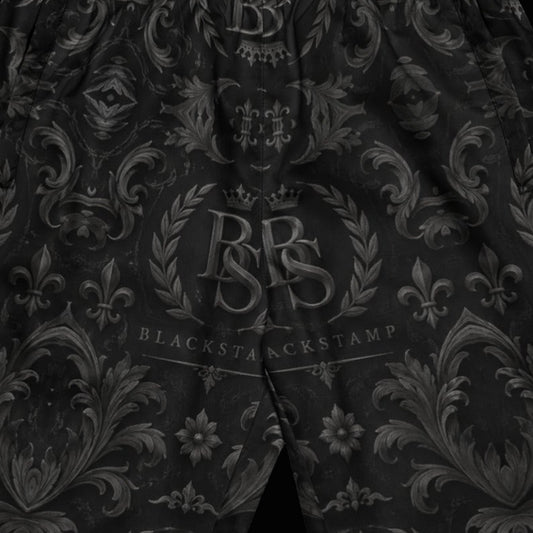 BlackStamp©™ Track Pants 003 — artwork detail cropped from the original product photograph.