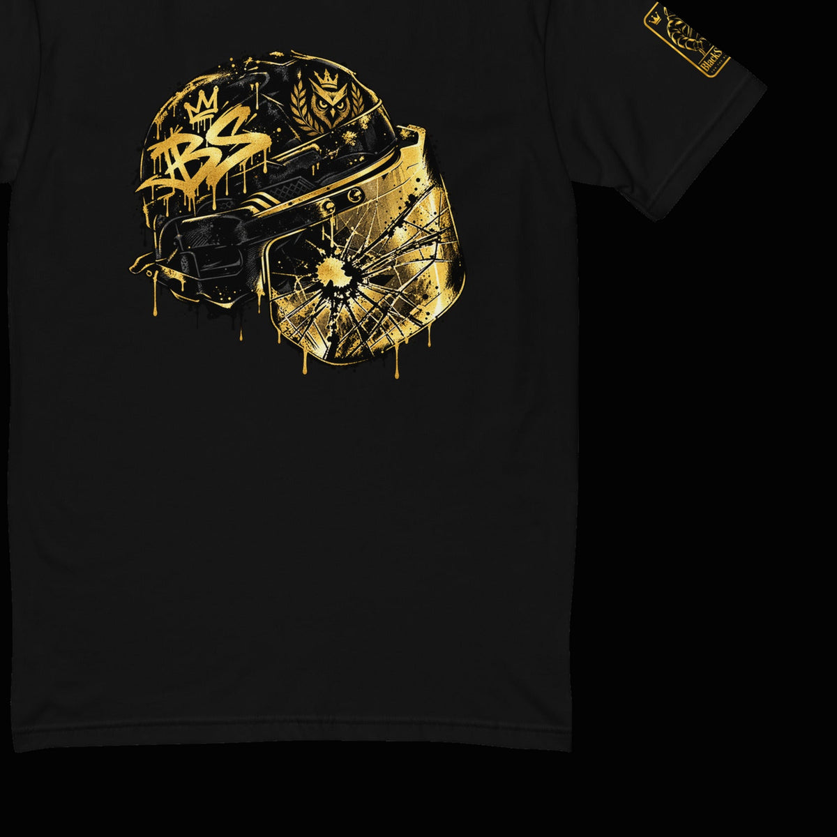 BlackStamp©™ T-Shirt 16 — artwork detail cropped from the original product photograph.