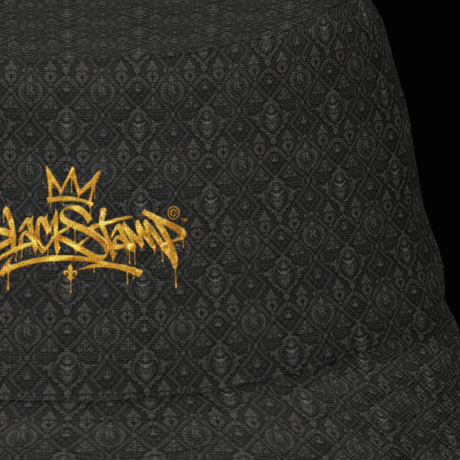 BlackStamp©™ Reversible Bucket Hat 002 — visible construction detail cropped from the original product photograph.