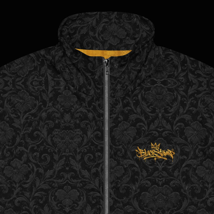 BlackStamp©™ Track Jacket 001 — visible construction detail cropped from the original product photograph.