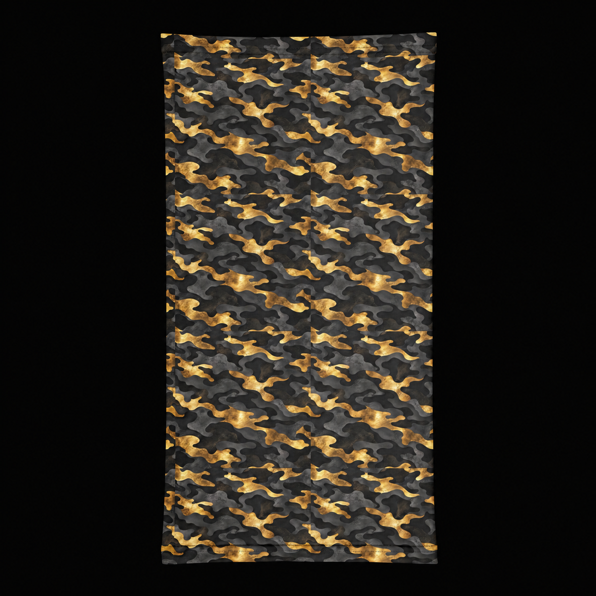 BlackStamp©™ Face Mask 003 — complete product view on a deep-black studio background.