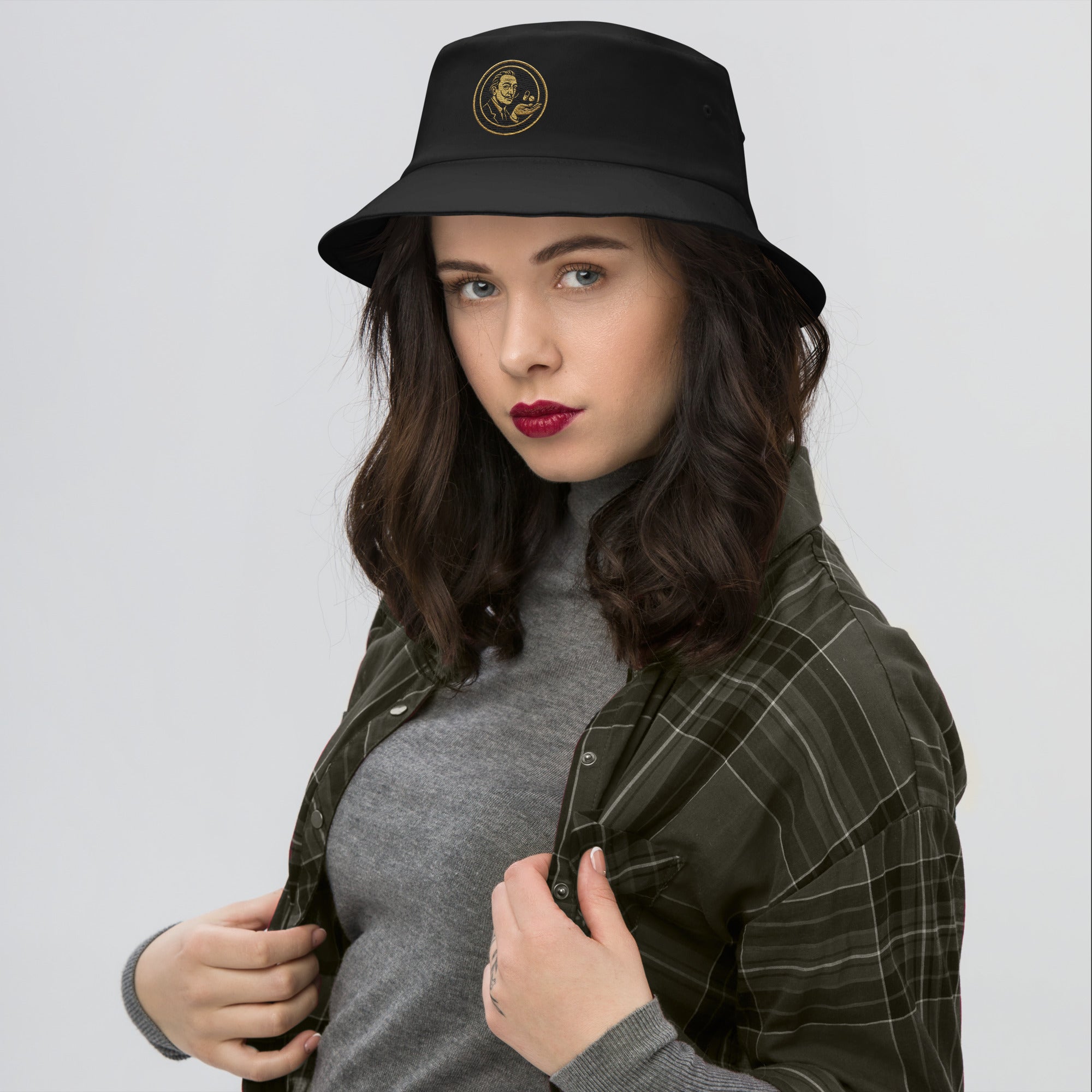 BlackStamp Salvadore Dali Special Pill Old School Bucket Hat designer bucket hat, product image 16