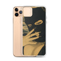 BlackStamp Ski Mask Girl Clear Case for iPhone® designer phone case, product image 1