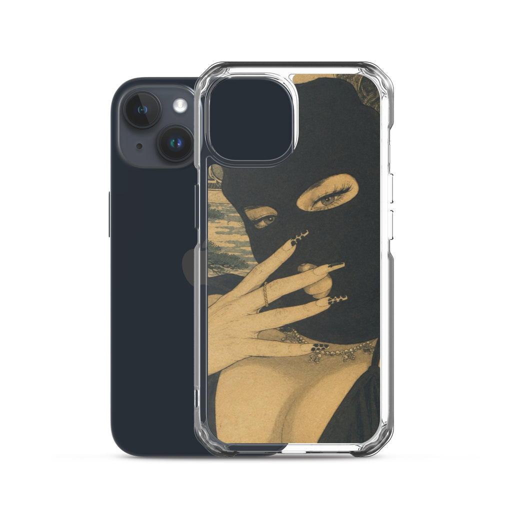 BlackStamp Ski Mask Girl Clear Case for iPhone® designer phone case, product image 38