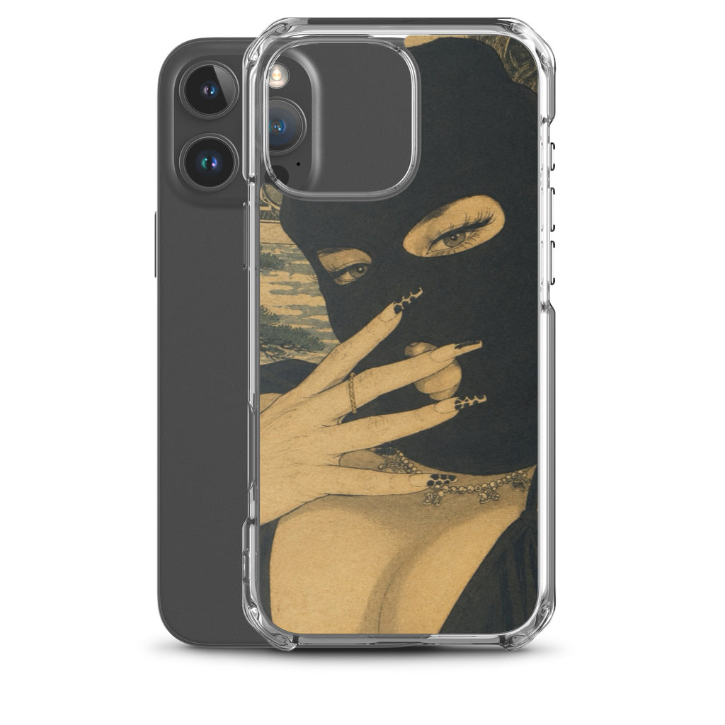 BlackStamp Ski Mask Girl Clear Case for iPhone® designer phone case, product image 42