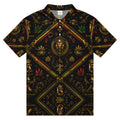 BlackStamp Rastafari Lion Men’s slim fit polo premium polo shirt, product image 1