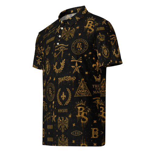 BlackStamp Ancient mythology Men’s slim fit polo premium polo shirt, product image 1