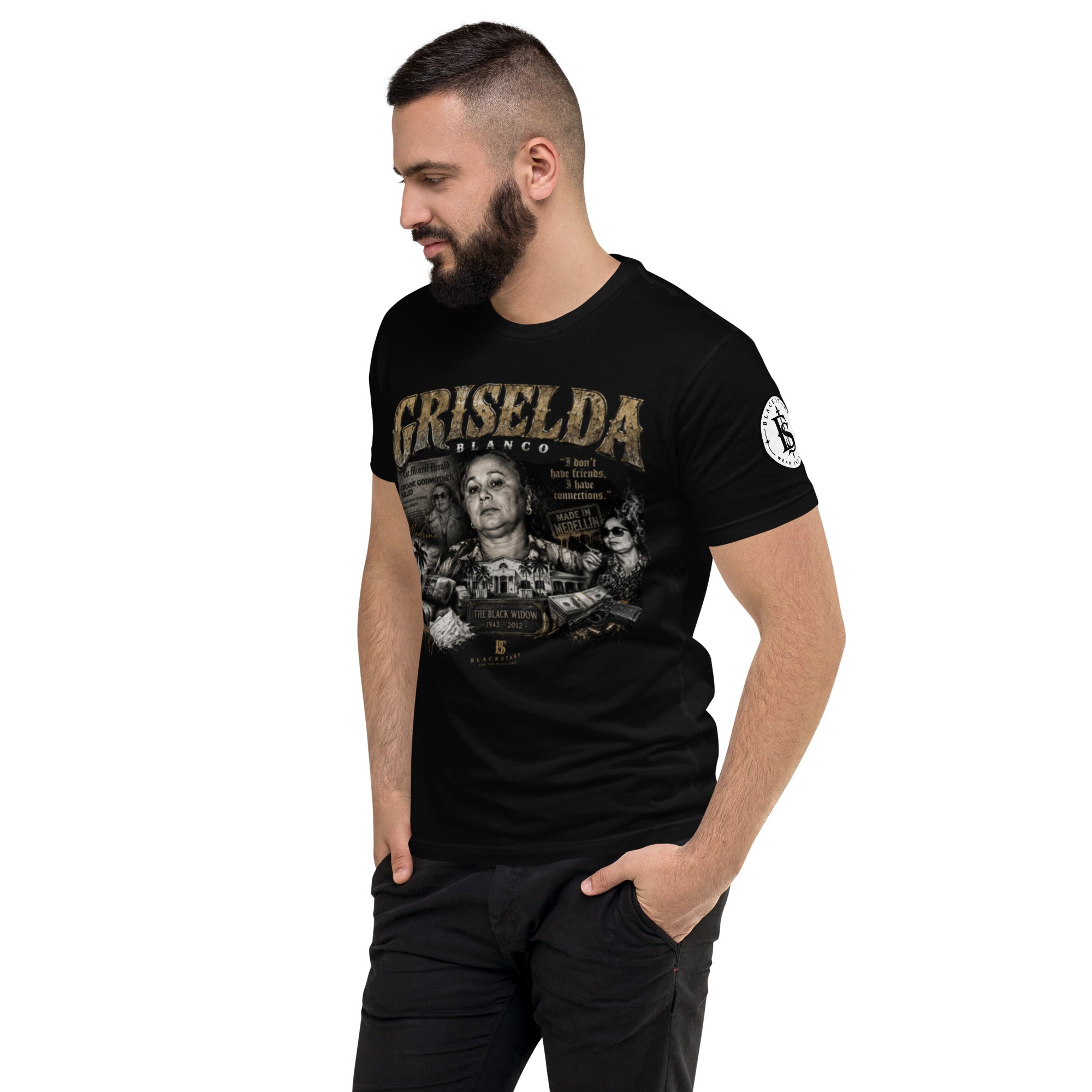 BlackStamp Griselda Blanco Short Sleeve T-shirt graphic t-shirt, product image 33
