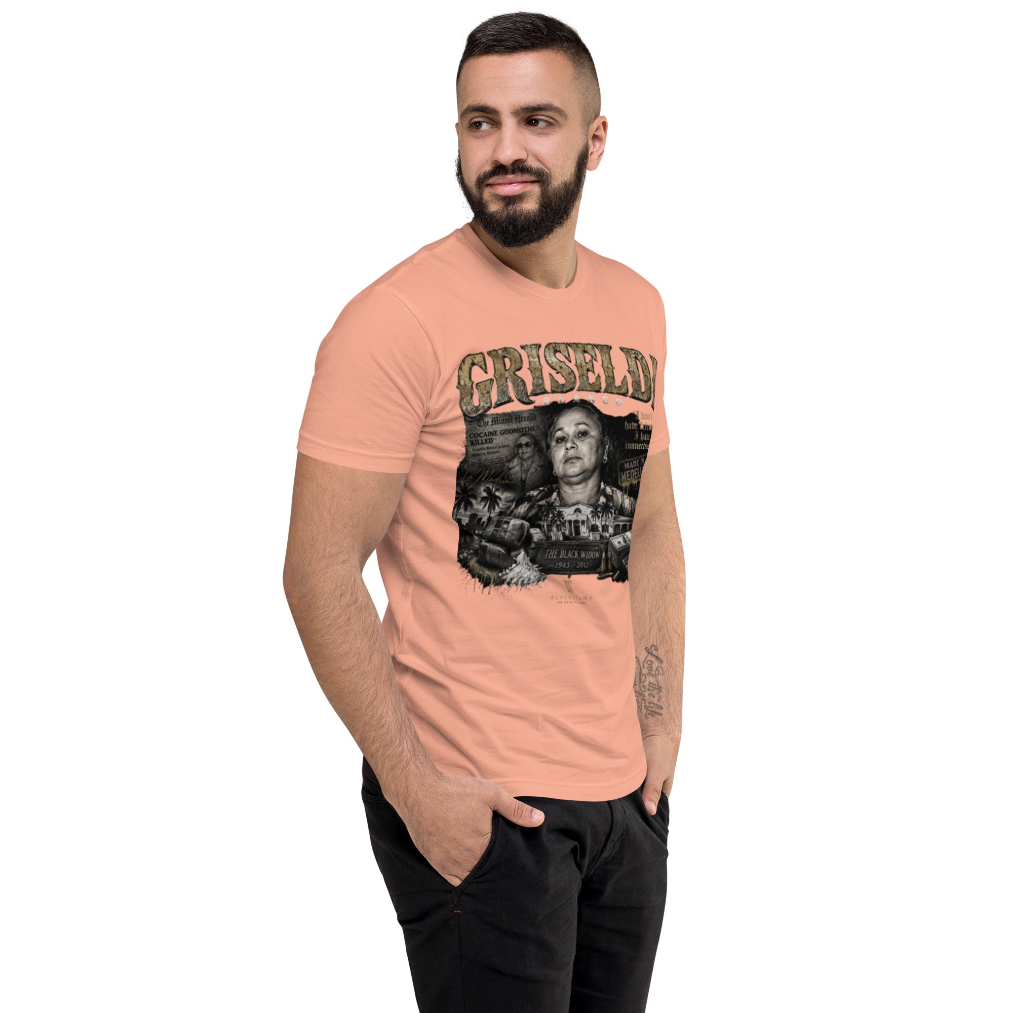 BlackStamp Griselda Blanco Short Sleeve T-shirt graphic t-shirt, product image 54