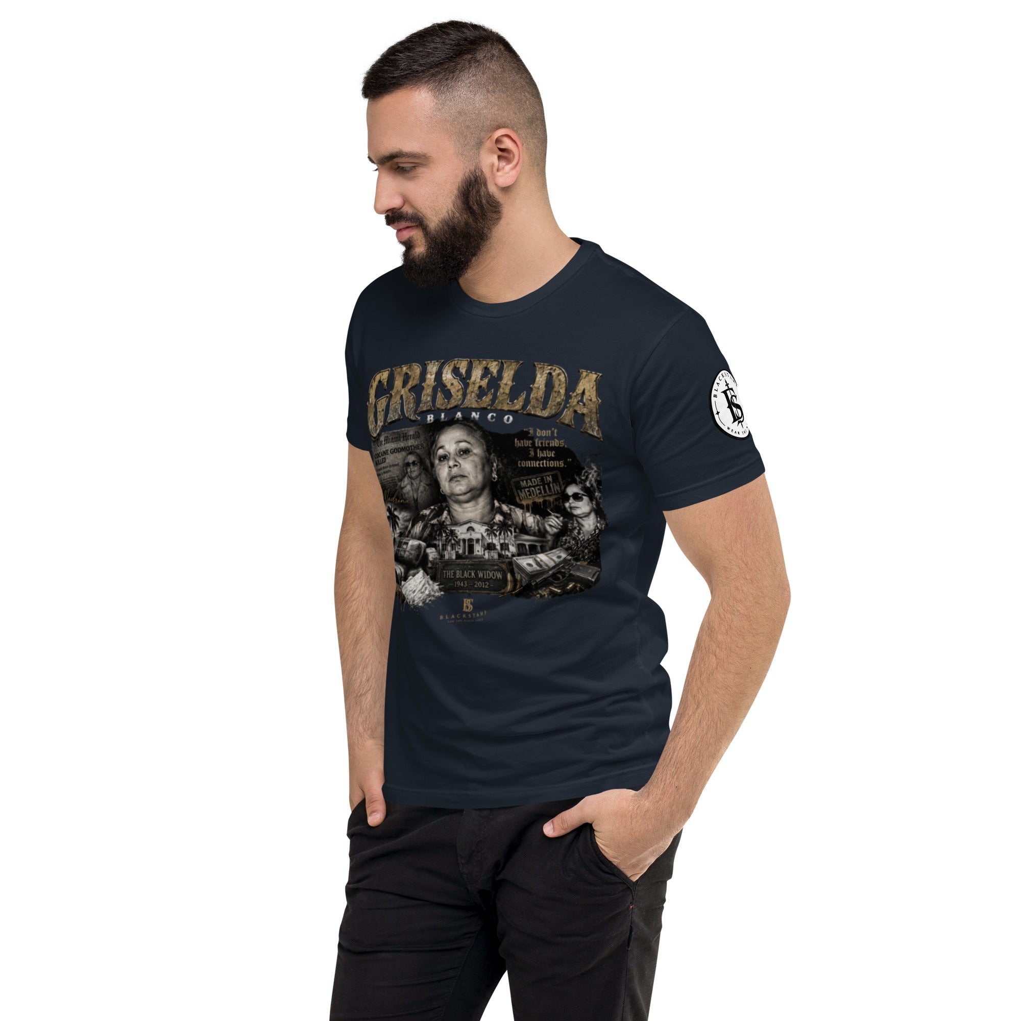 BlackStamp Griselda Blanco Short Sleeve T-shirt graphic t-shirt, product image 34