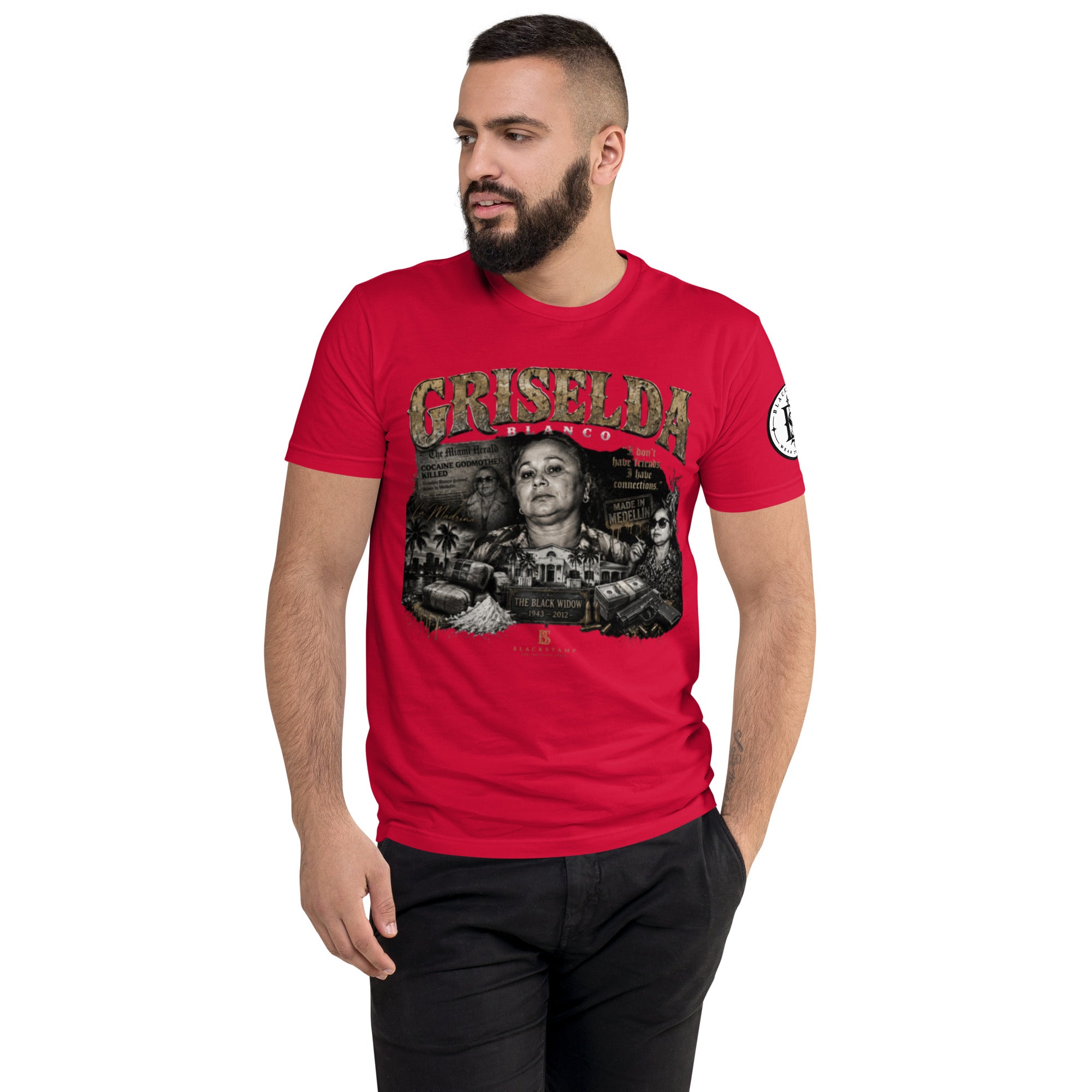 BlackStamp Griselda Blanco Short Sleeve T-shirt graphic t-shirt, product image 19