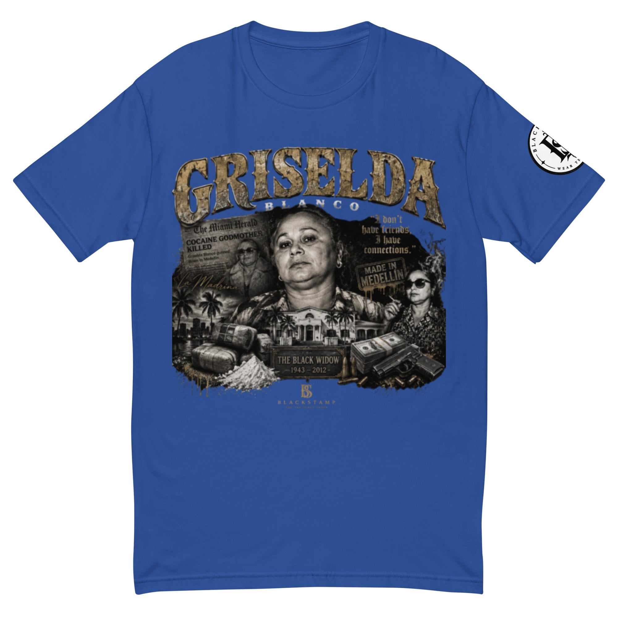 BlackStamp Griselda Blanco Short Sleeve T-shirt graphic t-shirt, product image 4