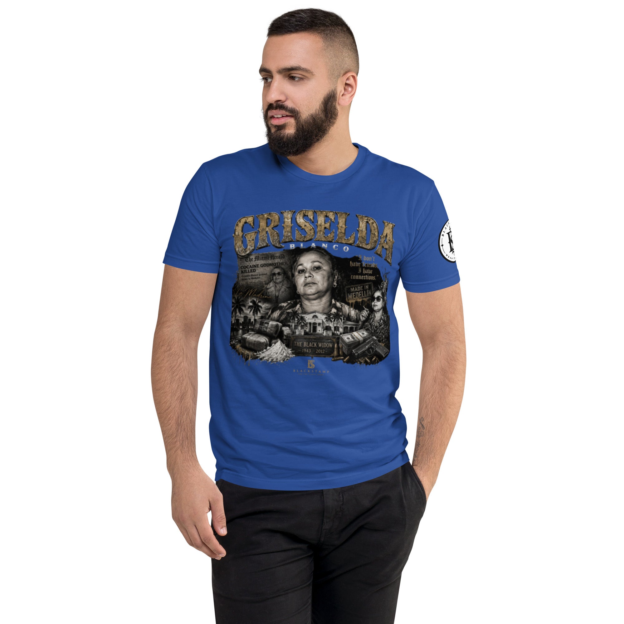 BlackStamp Griselda Blanco Short Sleeve T-shirt graphic t-shirt, product image 20