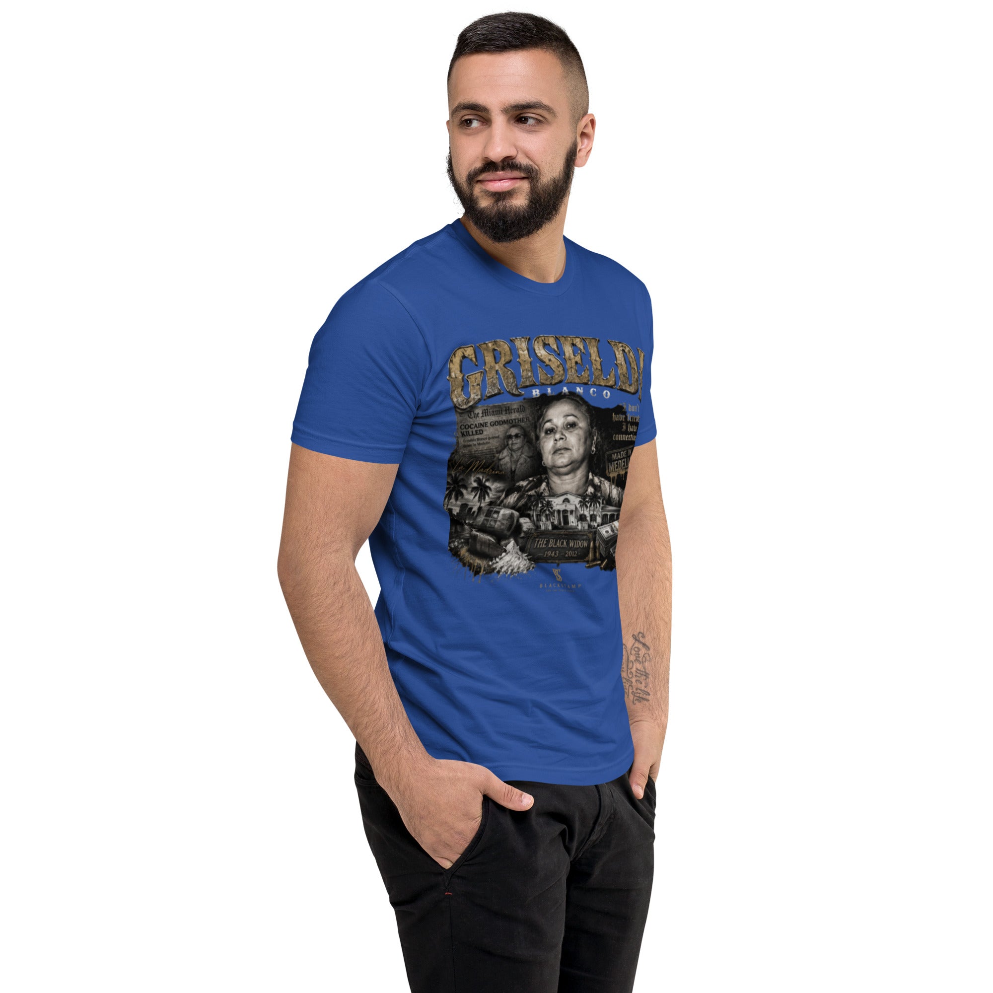 BlackStamp Griselda Blanco Short Sleeve T-shirt graphic t-shirt, product image 52