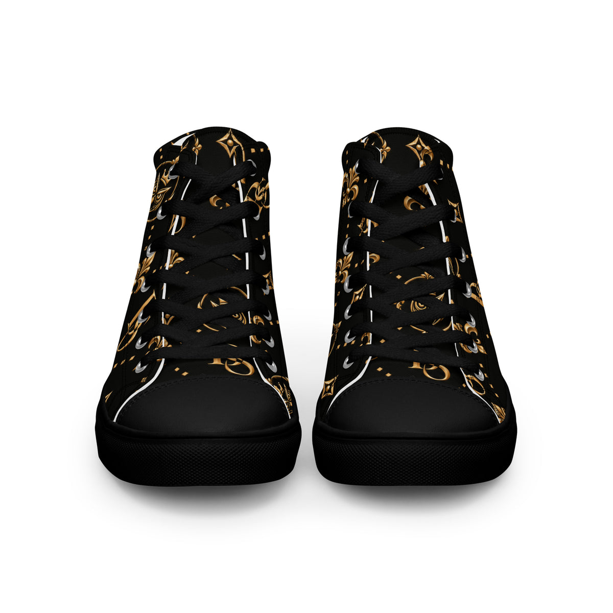 BlackStamp©™ High-Top Canvas Shoes 001 – Produktansicht 1