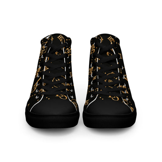 BlackStamp©™ High-Top Canvas Shoes 001 – Produktansicht 1
