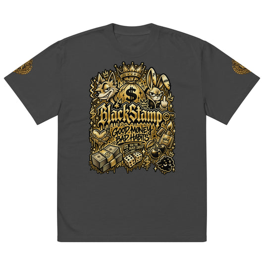 BlackStamp©™ Faded Oversized T-Shirt – Produktansicht 1