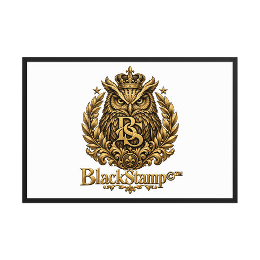 BlackStamp©™ Framed Poster 001 – Produktansicht 1