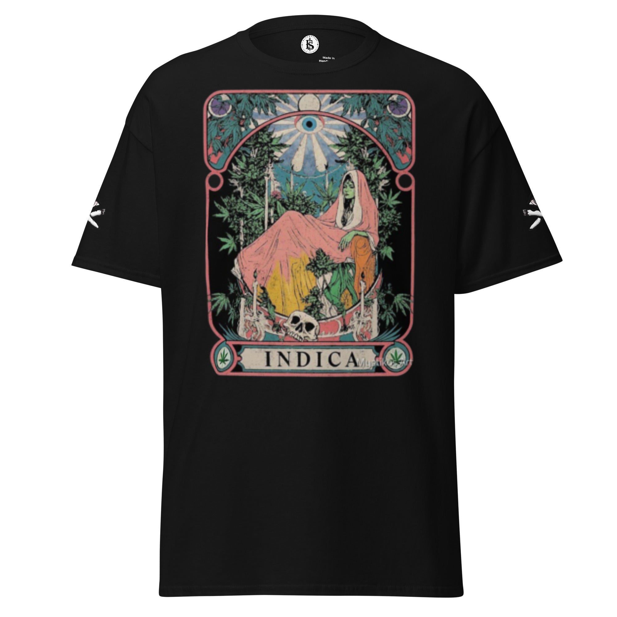 BlackStamp Empress of Indica Tarot Card Unisex classic tee graphic t-shirt, product image 1