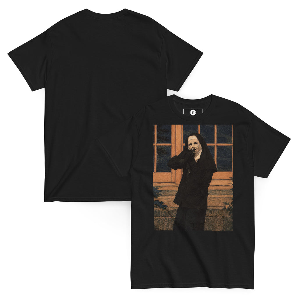 BlackStamp Gangster Nun classic tee graphic t-shirt, product image 1
