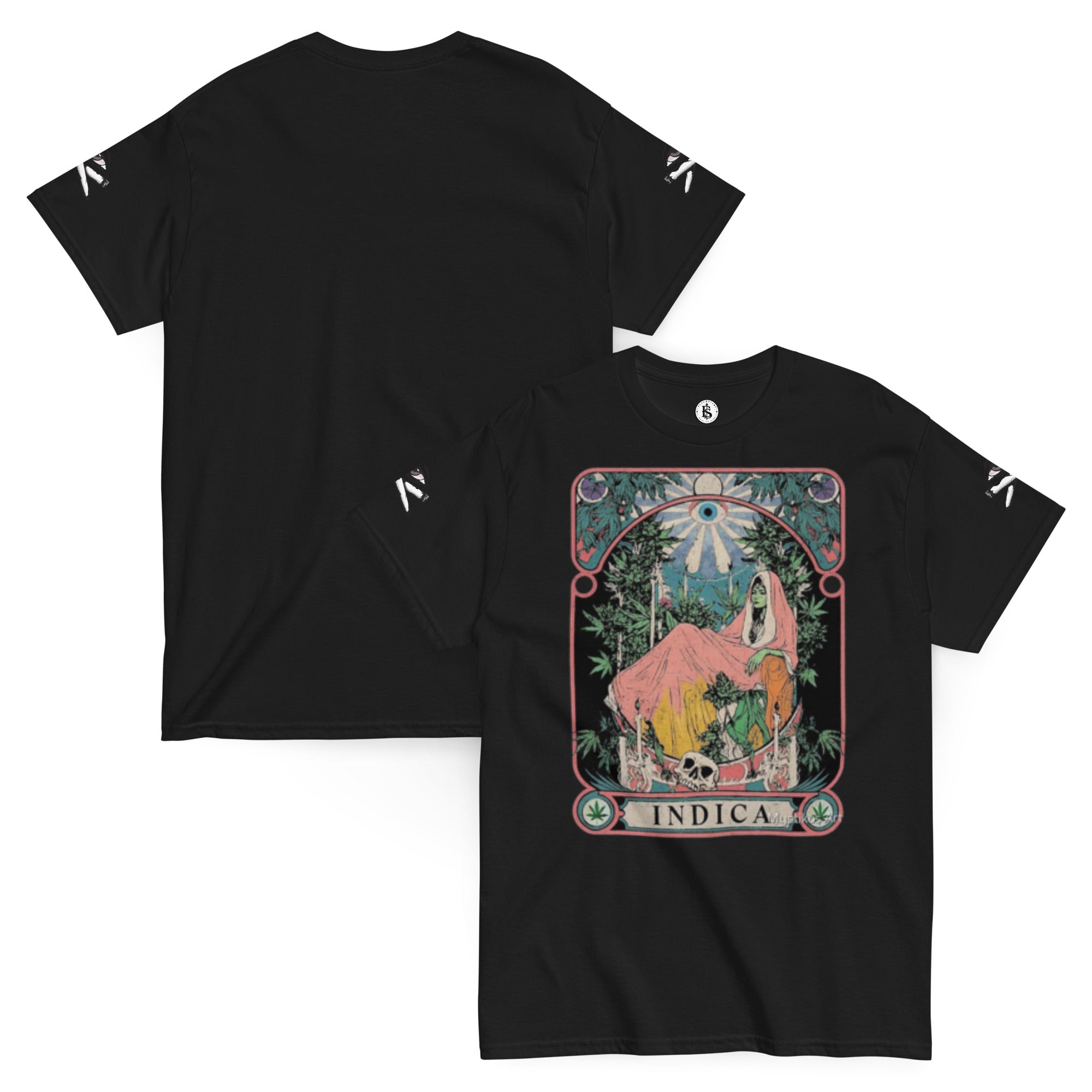 BlackStamp Empress of Indica Tarot Card Unisex classic tee graphic t-shirt, product image 37