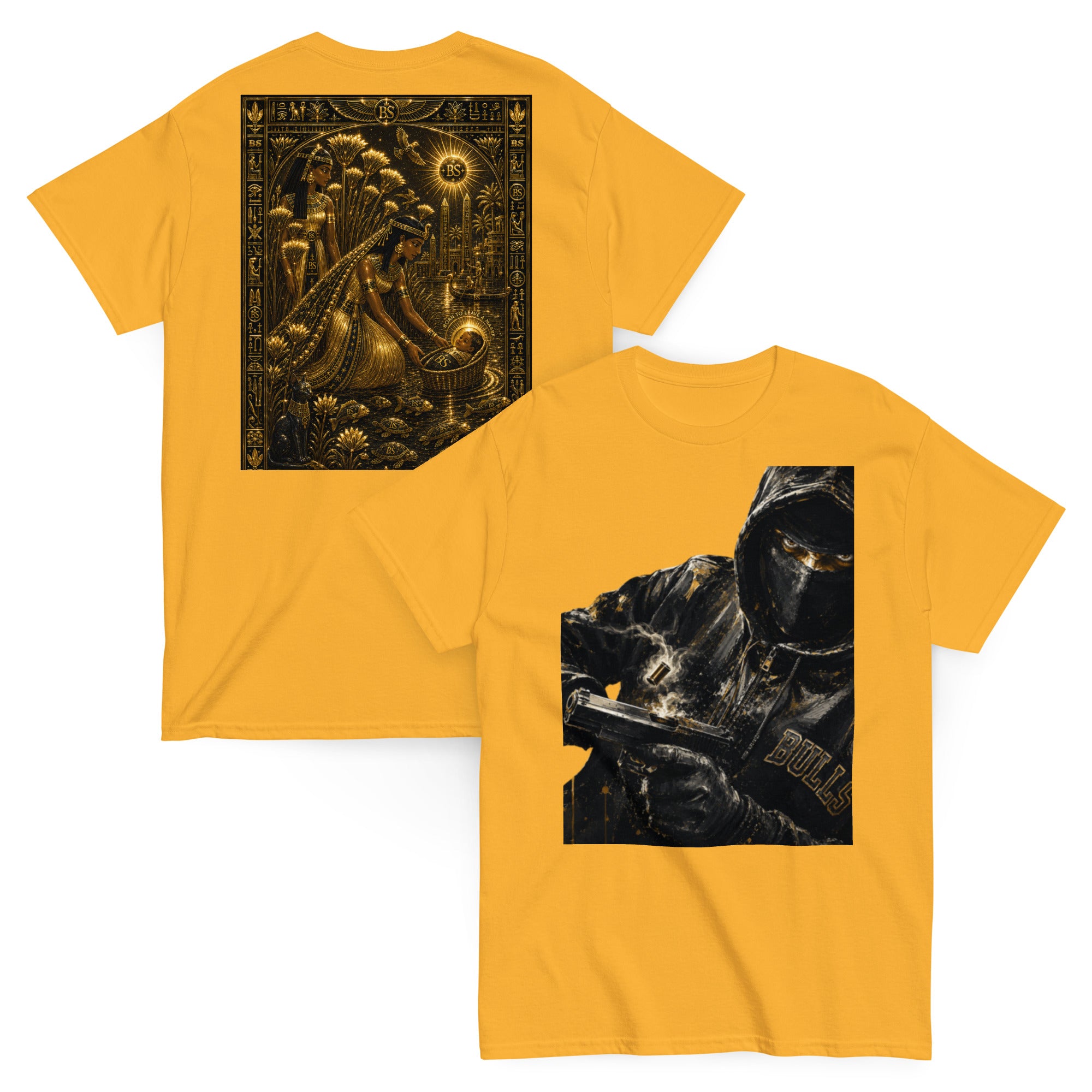 BlackStamp Ancient mythology Gunman Unisex classic tee graphic t-shirt, product image 1