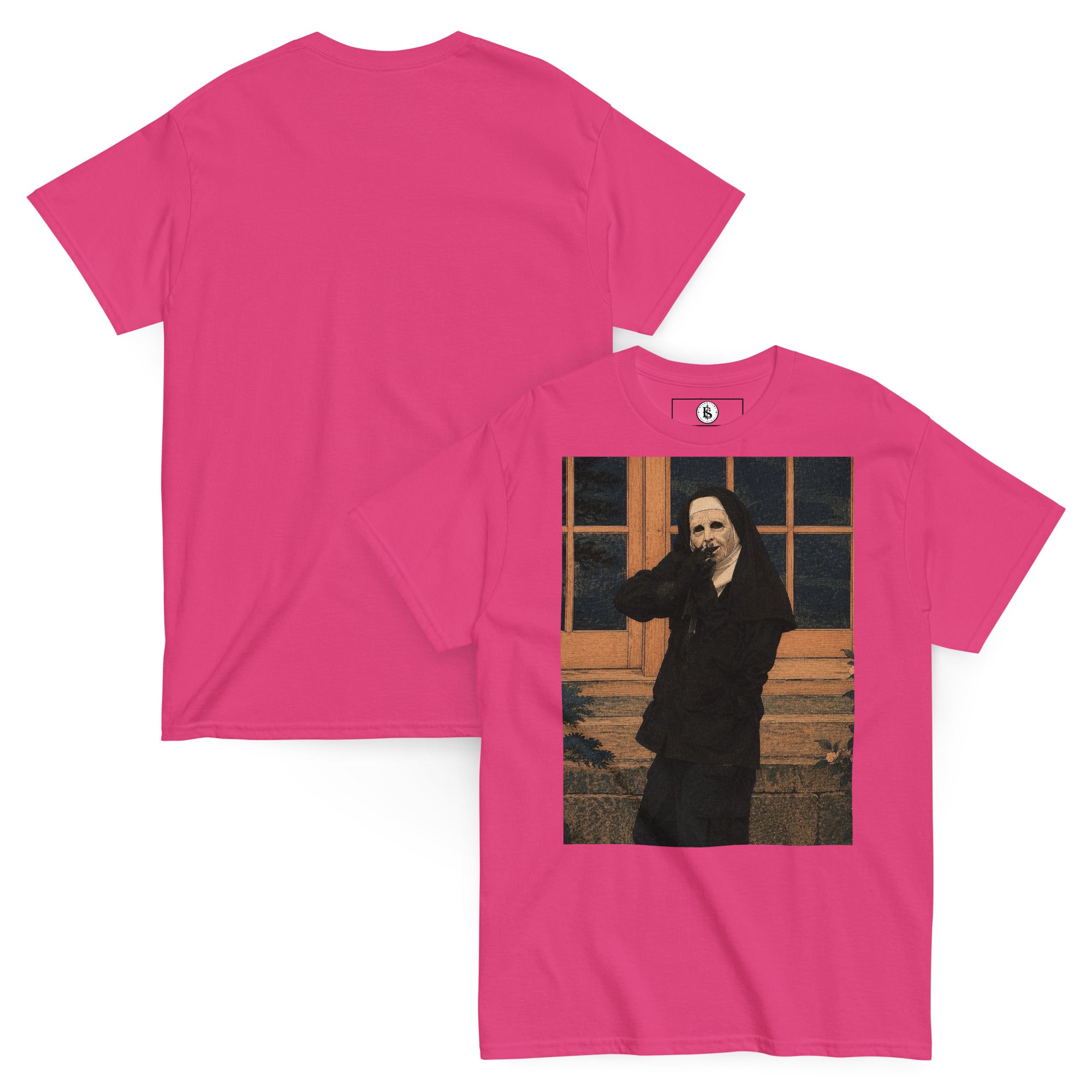 BlackStamp Gangster Nun classic tee graphic t-shirt, product image 49