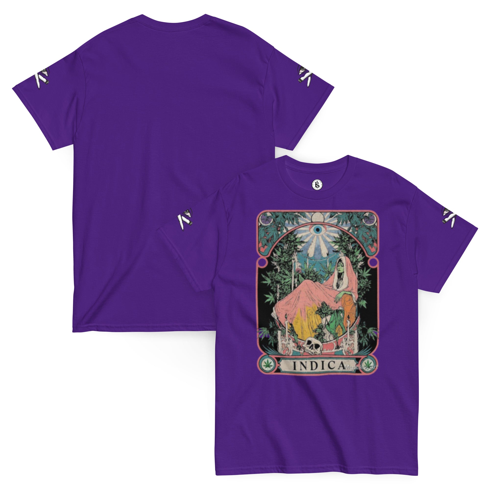 BlackStamp Empress of Indica Tarot Card Unisex classic tee graphic t-shirt, product image 38