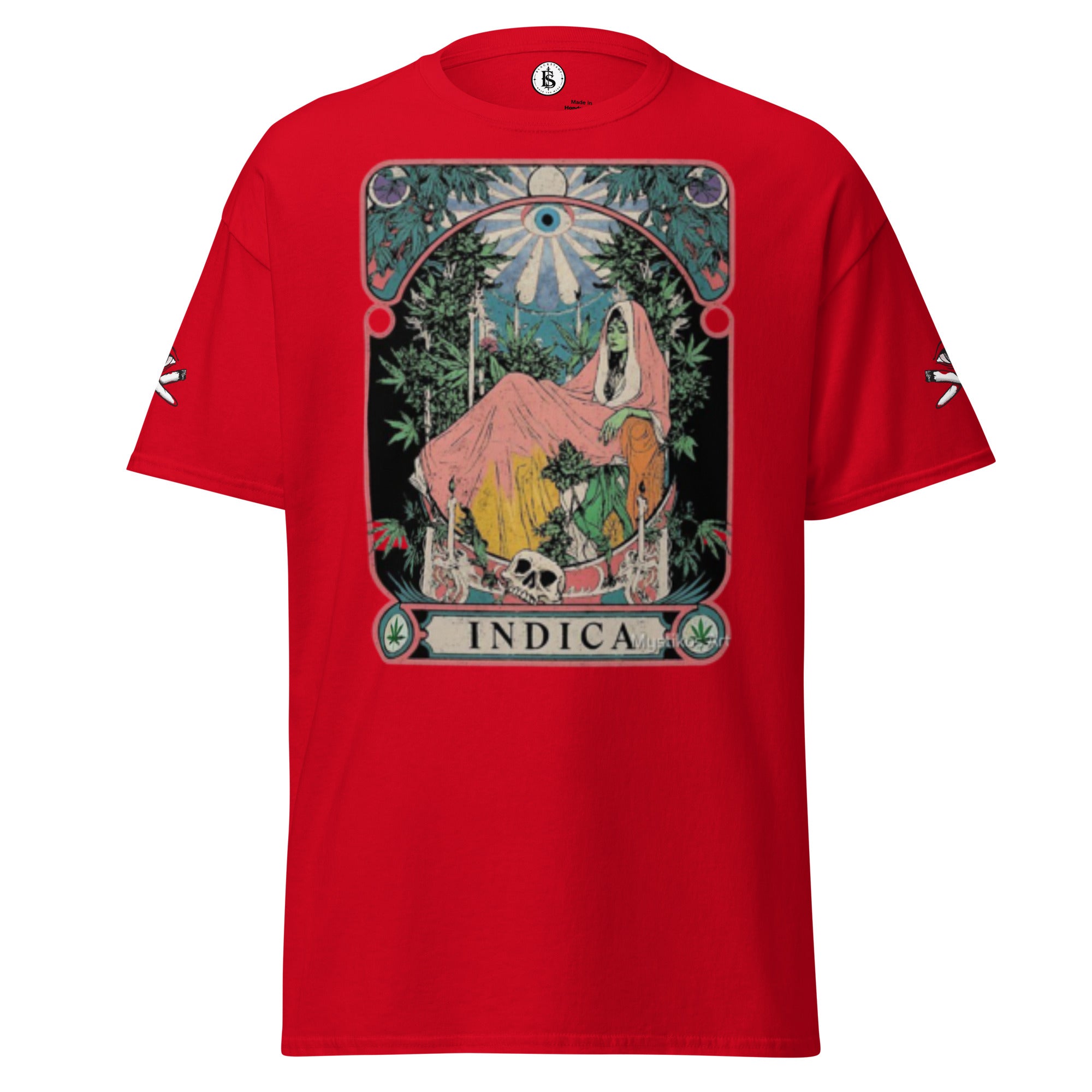 BlackStamp Empress of Indica Tarot Card Unisex classic tee graphic t-shirt, product image 30