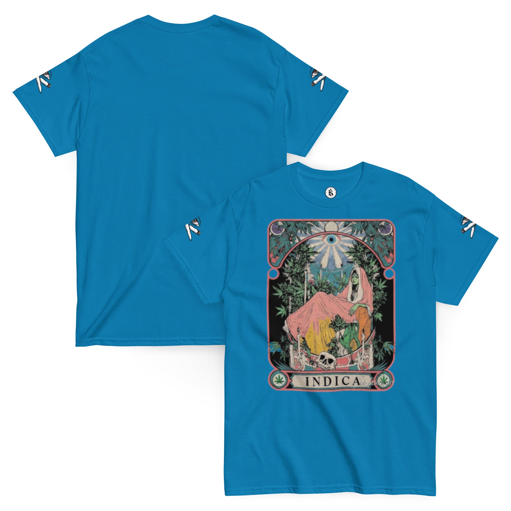 BlackStamp Empress of Indica Tarot Card Unisex classic tee graphic t-shirt, product image 41