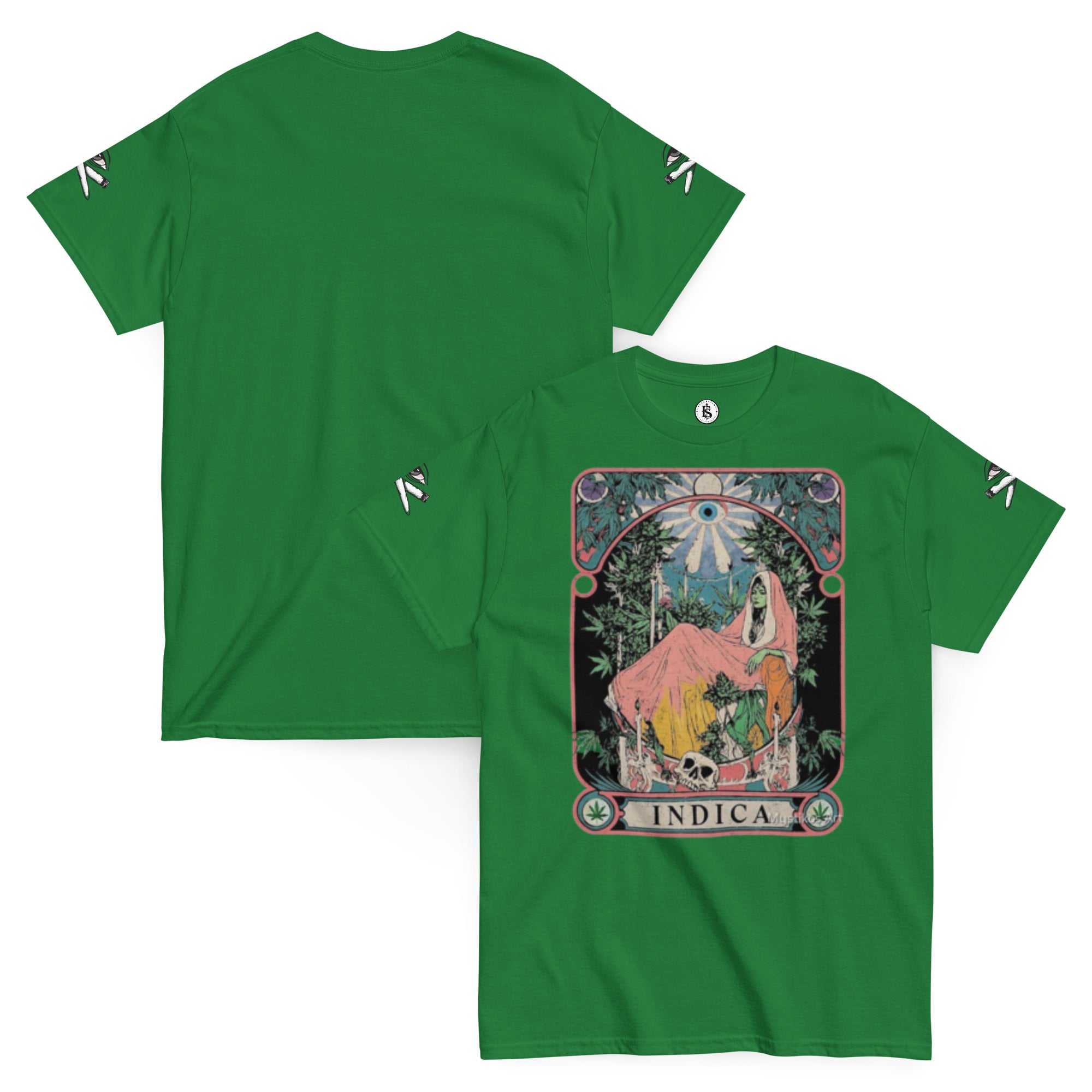 BlackStamp Empress of Indica Tarot Card Unisex classic tee graphic t-shirt, product image 40