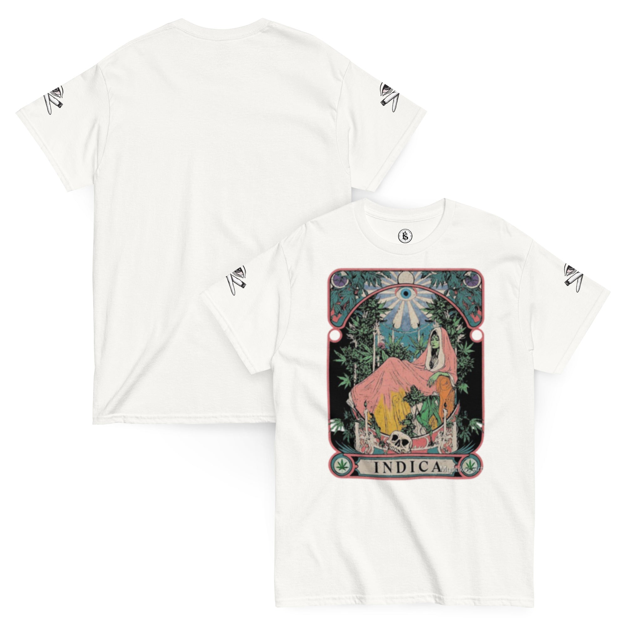 BlackStamp Empress of Indica Tarot Card Unisex classic tee graphic t-shirt, product image 45