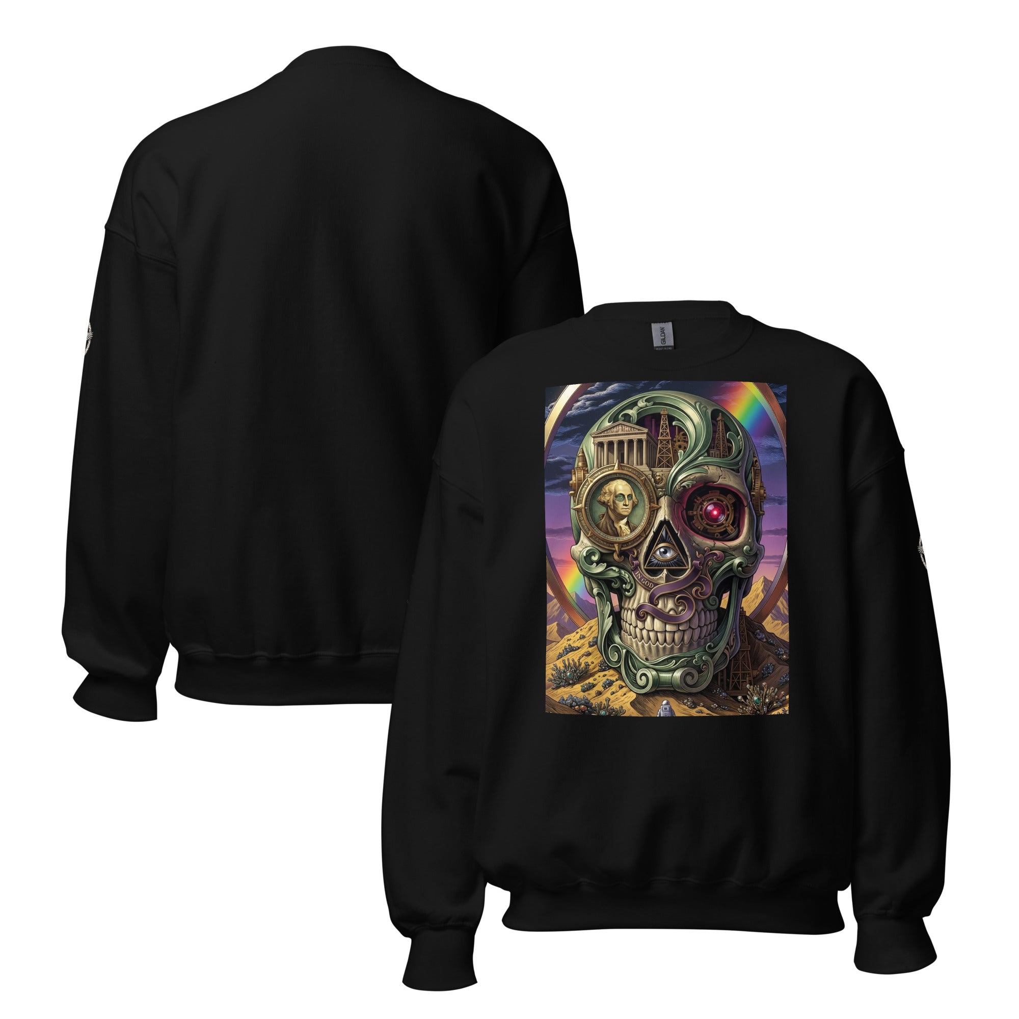 BlackStamp Salvadore Dali Psychadelic Sweatshirt premium sweatshirt, product image 2