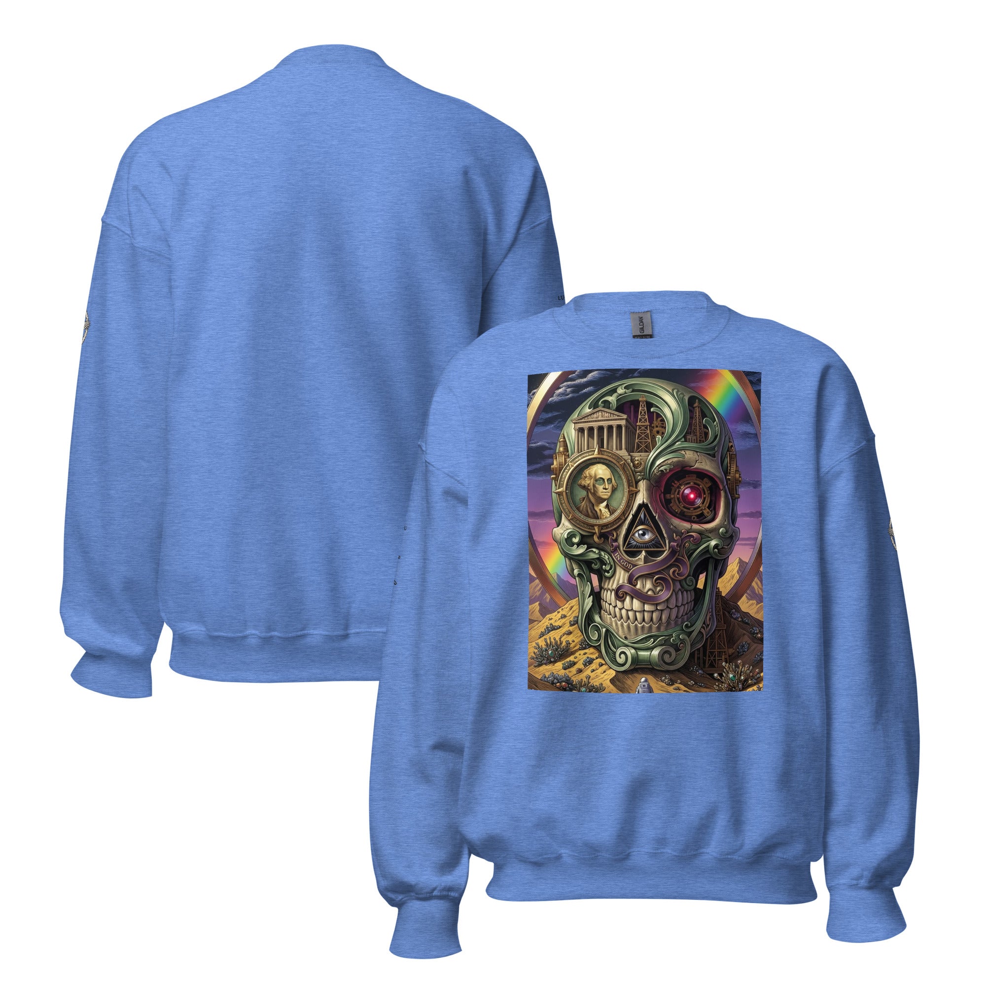 BlackStamp Salvadore Dali Psychadelic Sweatshirt premium sweatshirt, product image 10
