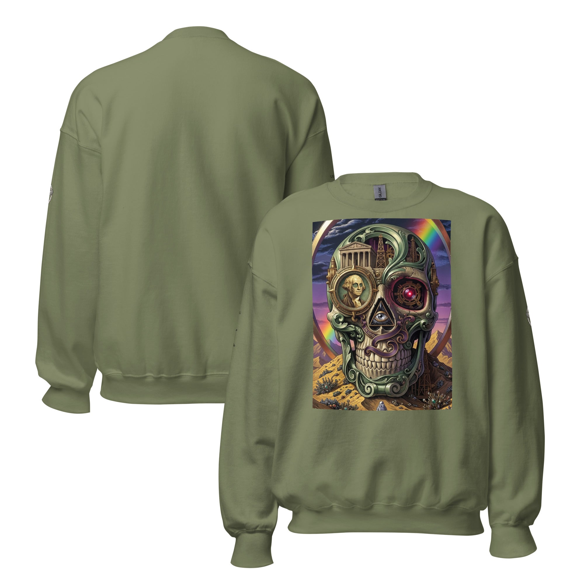 BlackStamp Salvadore Dali Psychadelic Sweatshirt premium sweatshirt, product image 9