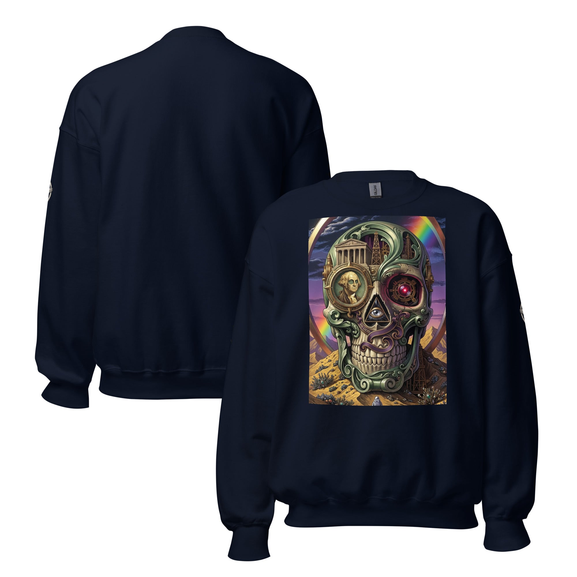 BlackStamp Salvadore Dali Psychadelic Sweatshirt premium sweatshirt, product image 3