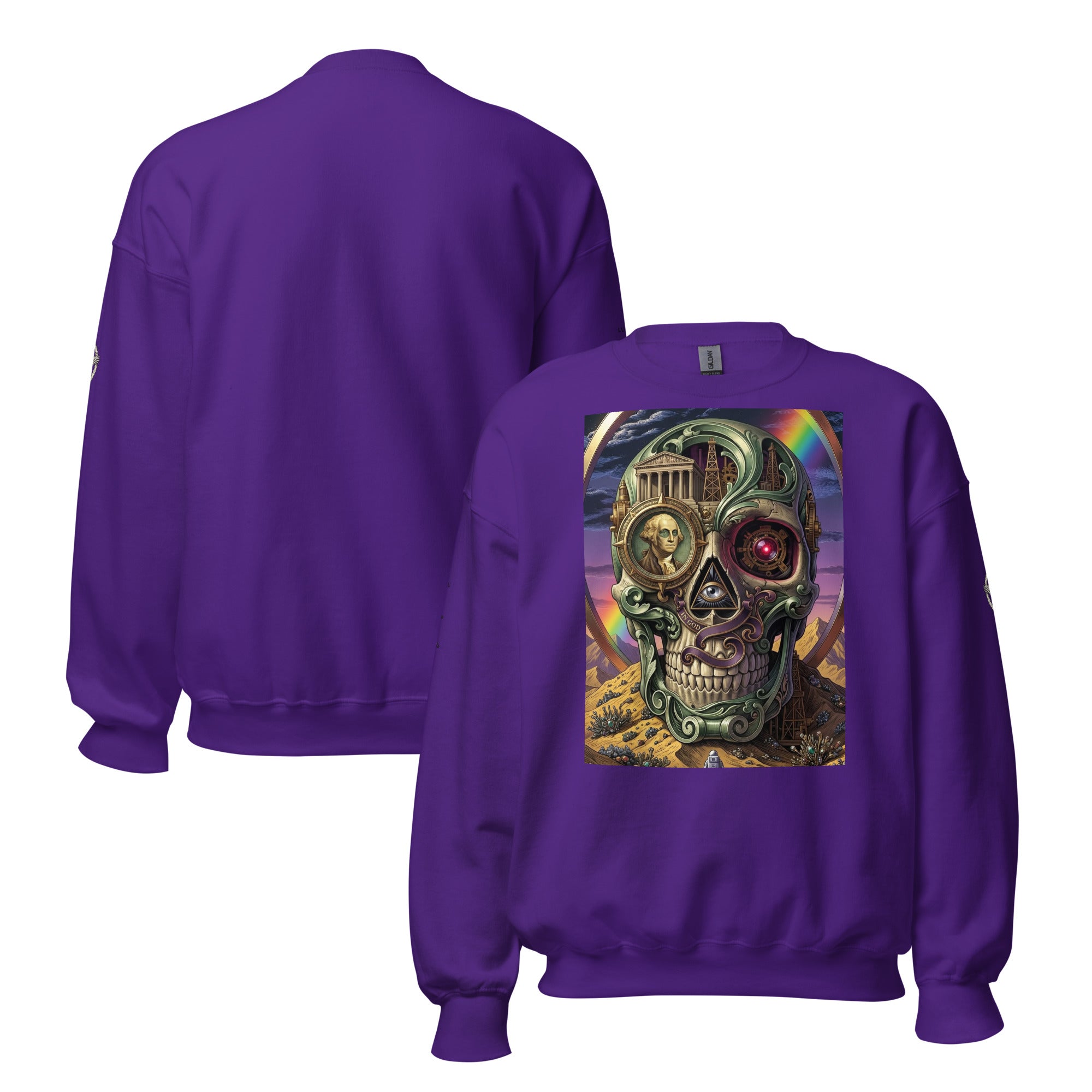 BlackStamp Salvadore Dali Psychadelic Sweatshirt premium sweatshirt, product image 4