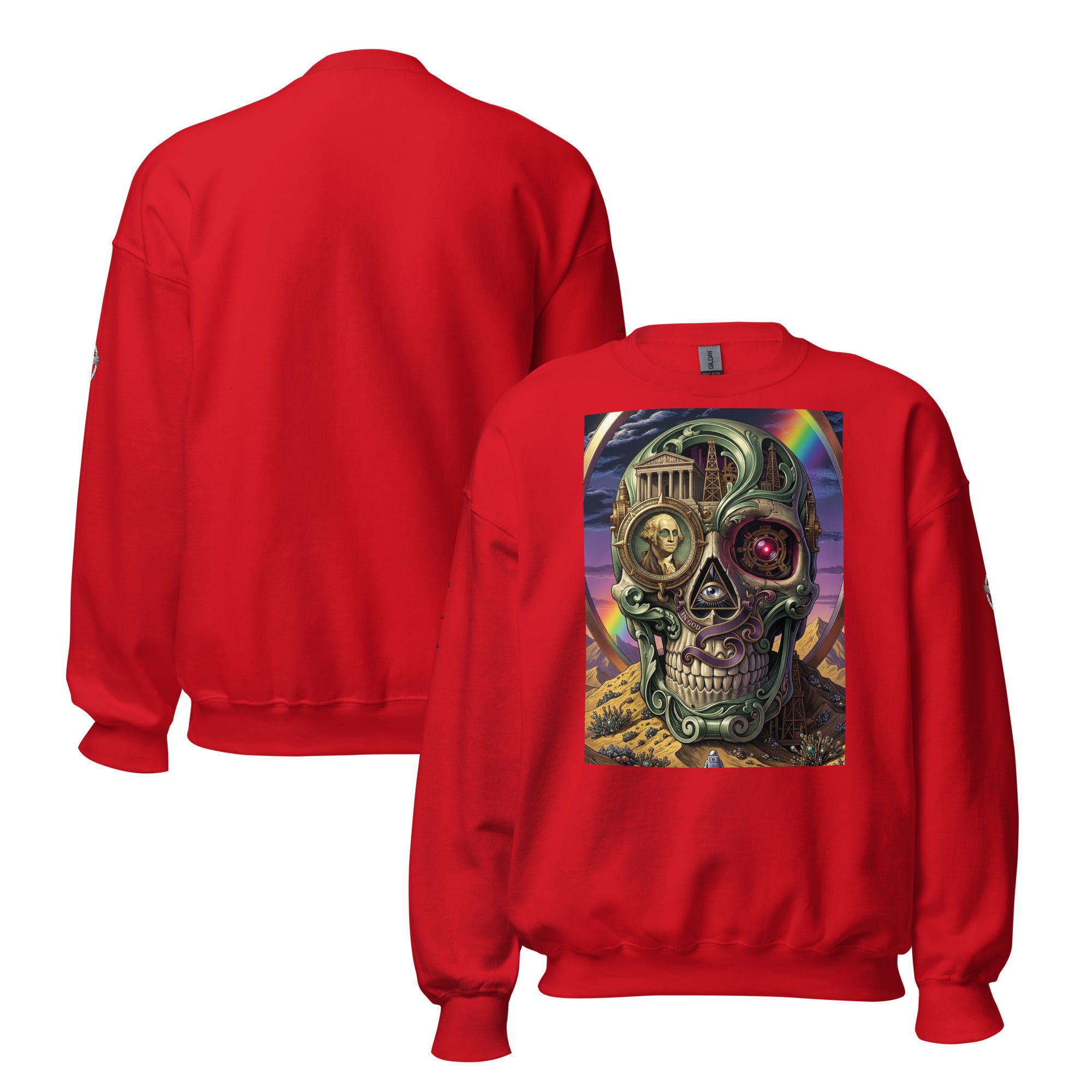BlackStamp Salvadore Dali Psychadelic Sweatshirt premium sweatshirt, product image 1
