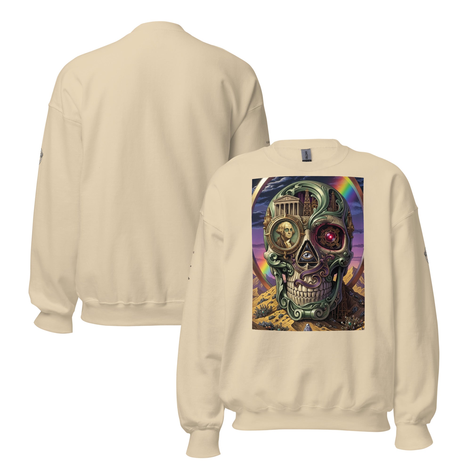 BlackStamp Salvadore Dali Psychadelic Sweatshirt premium sweatshirt, product image 12