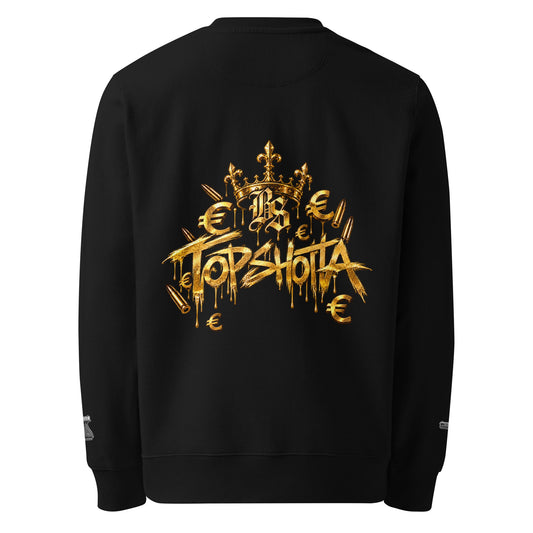 BlackStamp©™ Sweatshirt 003 in Schwarz – Rückansicht