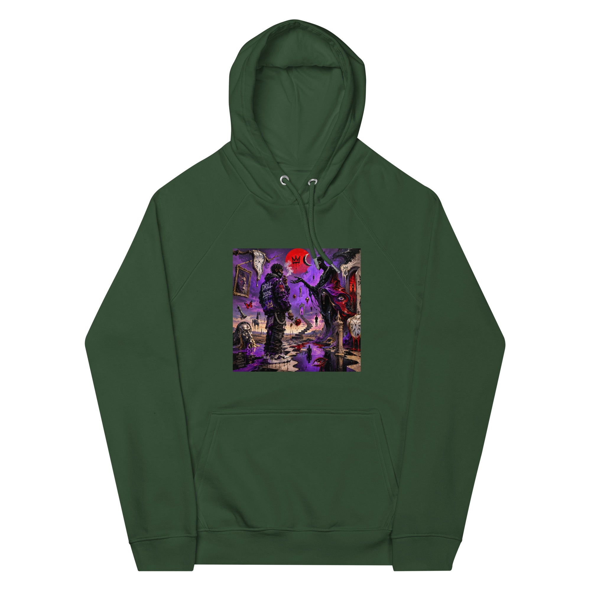 BlackStamp Psychadelic Dream eco raglan hoodie premium hoodie, product image 28