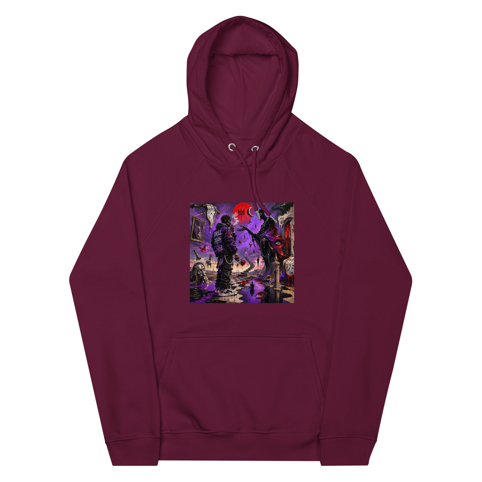 BlackStamp Psychadelic Dream eco raglan hoodie premium hoodie, product image 26