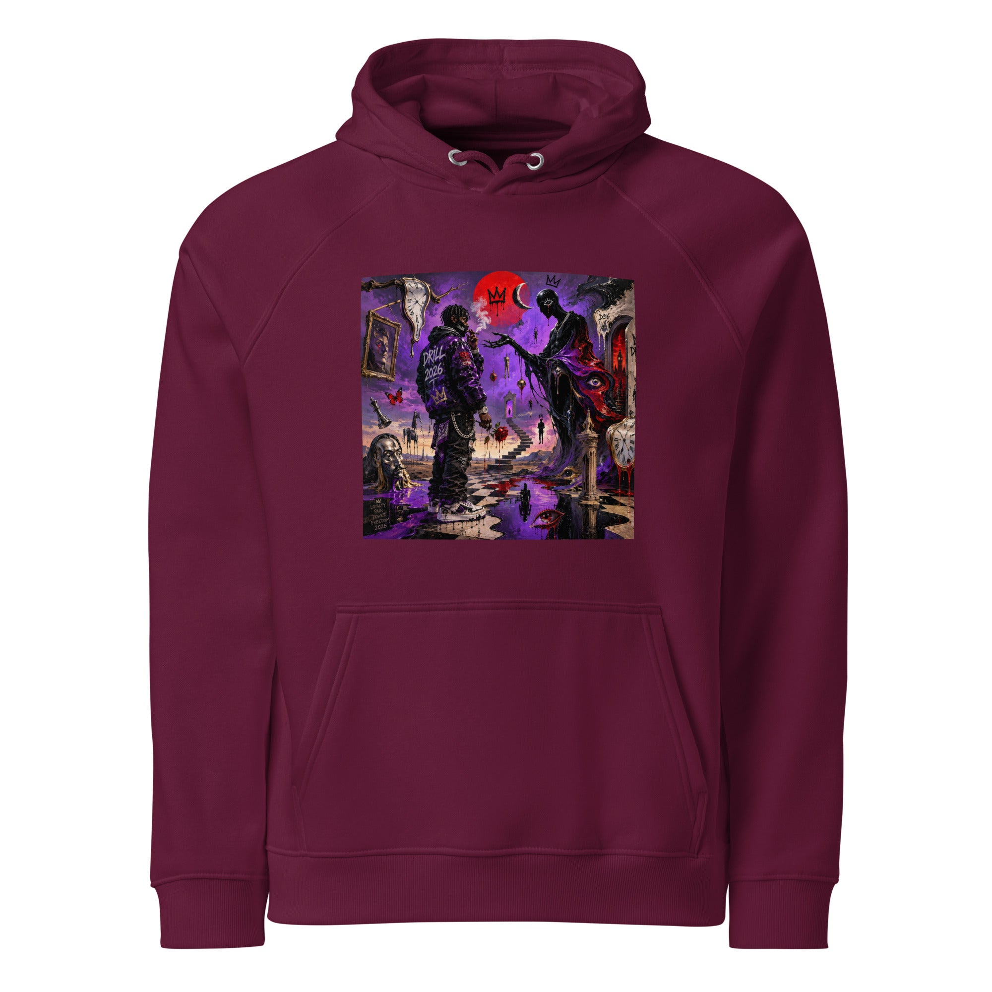 BlackStamp Psychadelic Dream eco raglan hoodie premium hoodie, product image 1