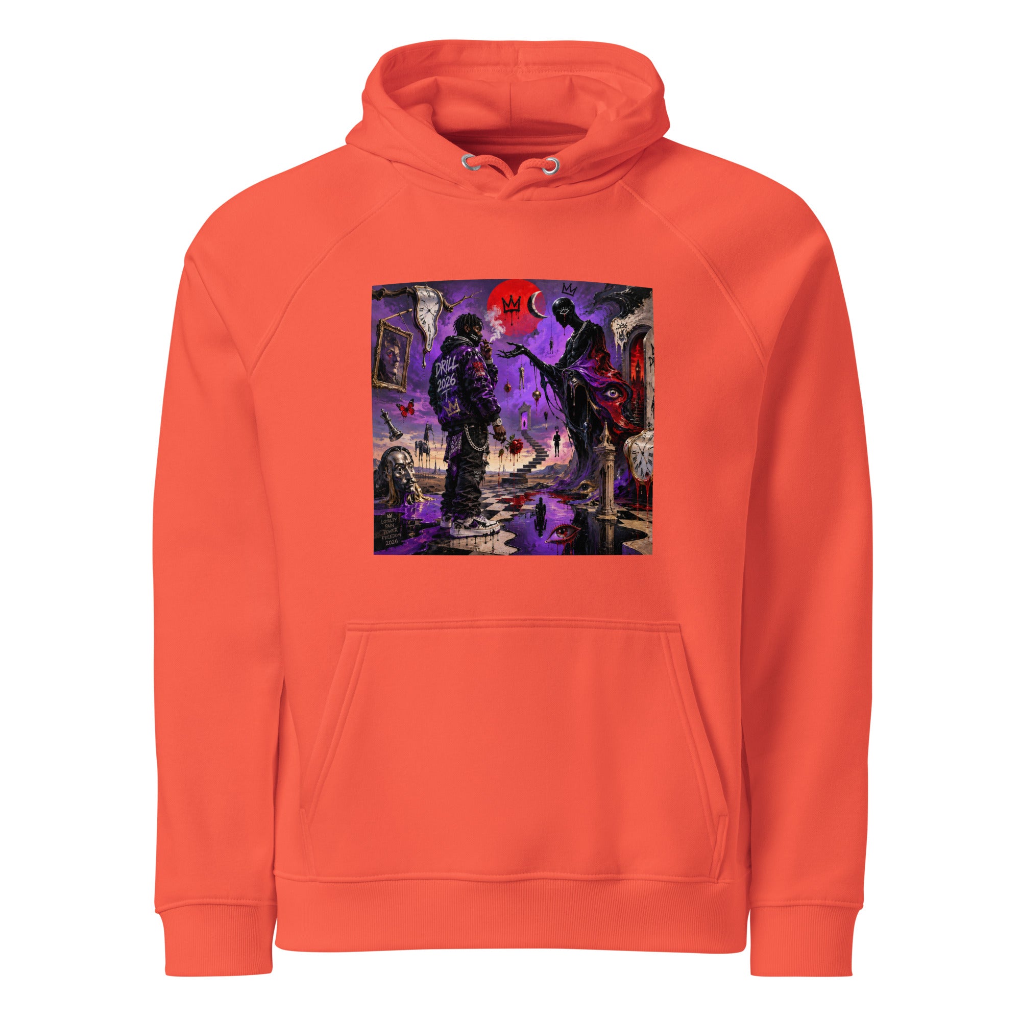 BlackStamp Psychadelic Dream eco raglan hoodie premium hoodie, product image 5