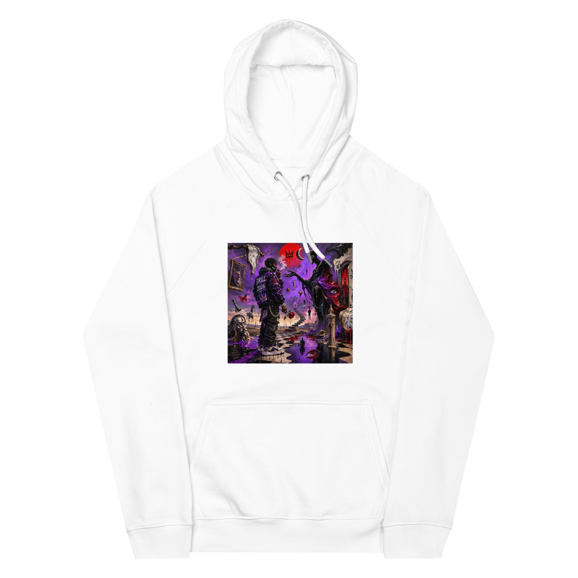 BlackStamp Psychadelic Dream eco raglan hoodie premium hoodie, product image 30