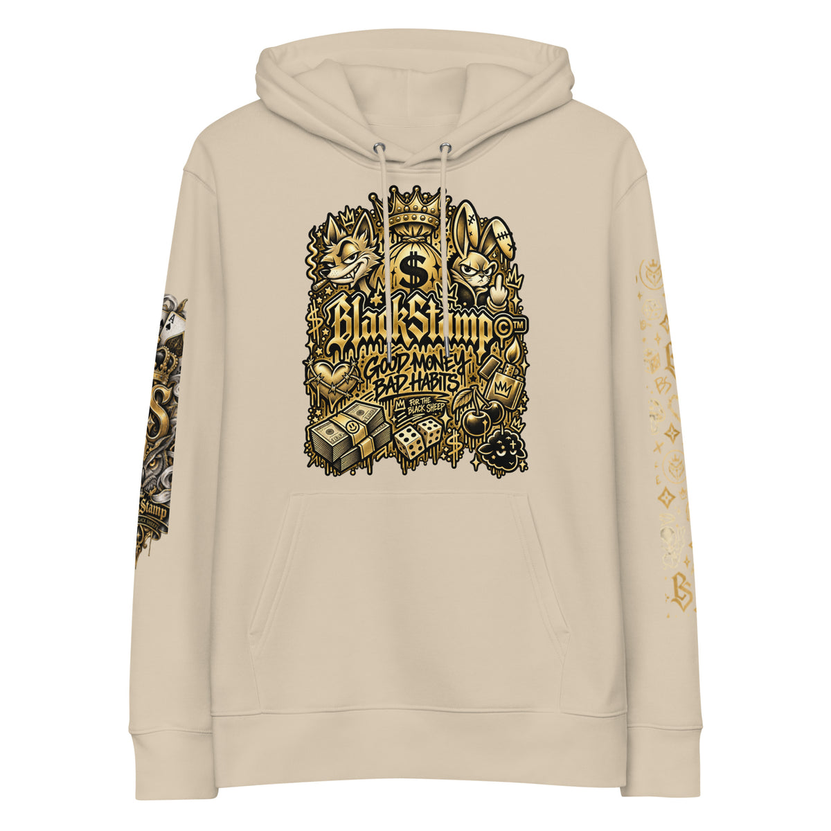 BlackStamp©™ Essential Eco Hoodie 002 – Produktansicht 3