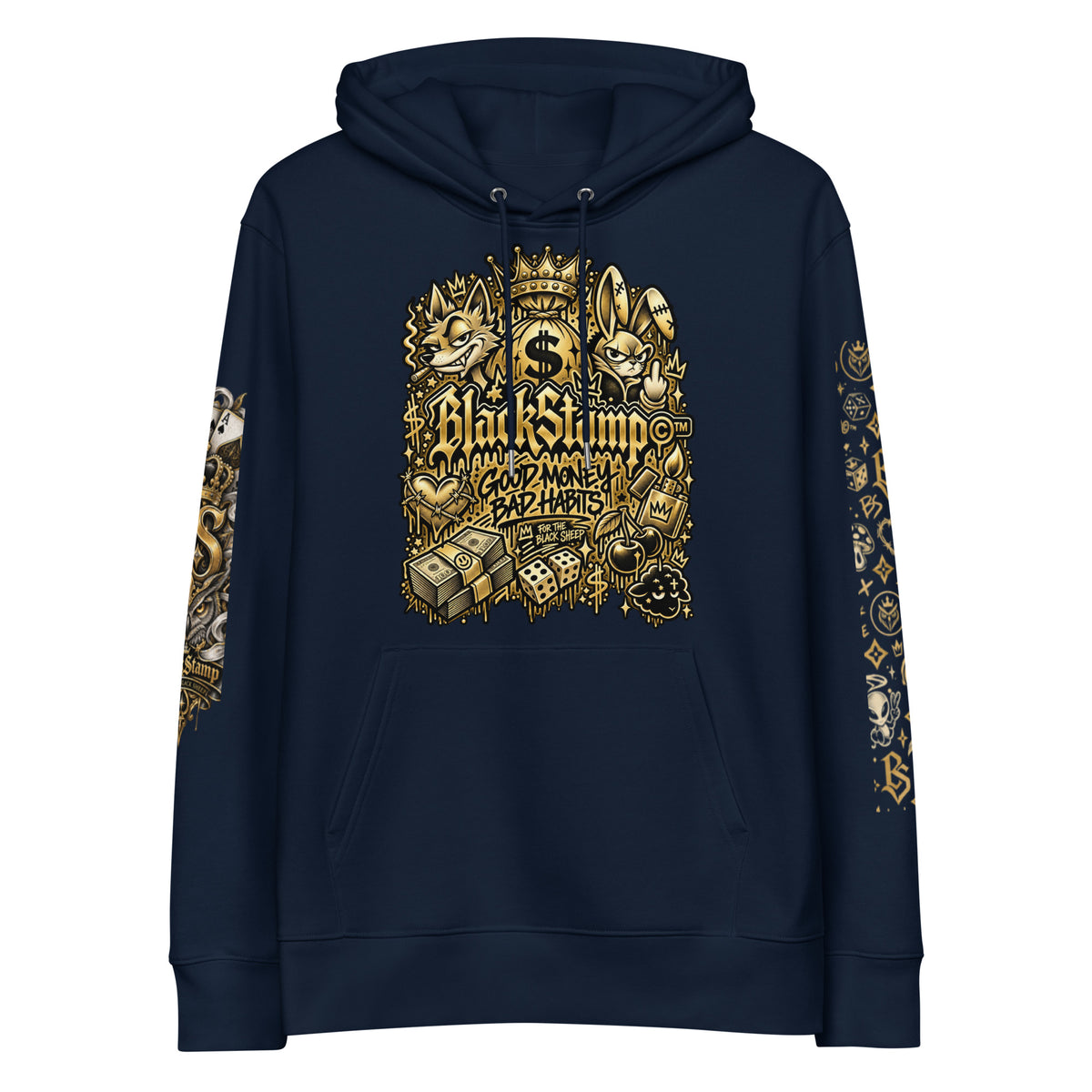 BlackStamp©™ Essential Eco Hoodie 002 – Produktansicht 4