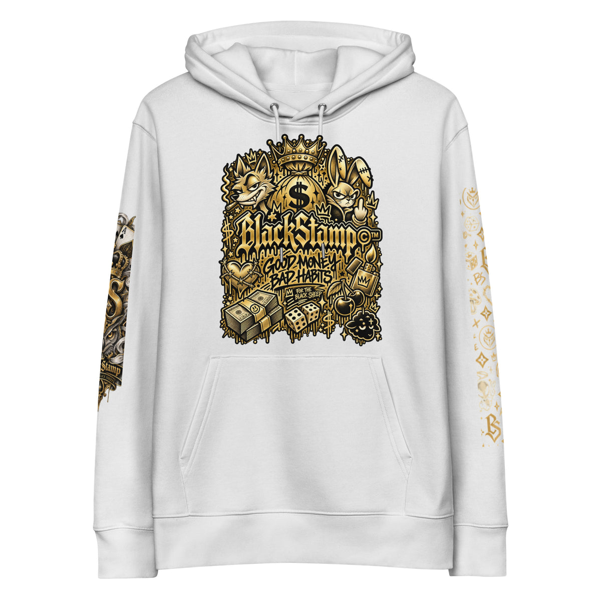 BlackStamp©™ Essential Eco Hoodie 002 – Produktansicht 8