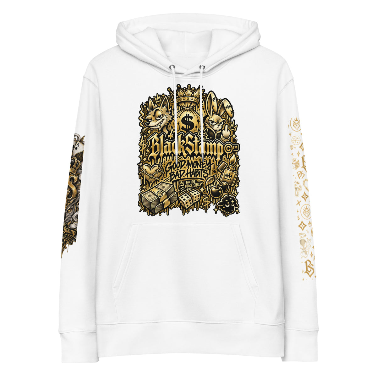 BlackStamp©™ Essential Eco Hoodie 001 – Produktansicht 7